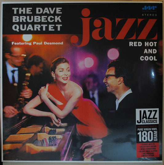 Image of Front Cover of LP - VG+/EX - THE DAVE BRUBECK QUARTET, Jazz: Red Hot And Cool (Jazz Wax Records; JWR 4512, Europe 2009 Reissue), ,  - 2226053E