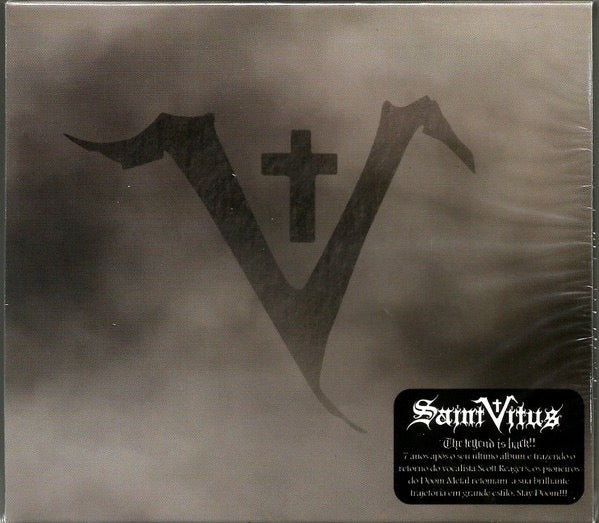 Image of Front Cover of CD - VG+/VG+ - SAINT VITUS, Saint Vitus (Urubuz Records; UBZ#128, Brazil 2019, Card Slipcase with Jewel Case inside), ,  - 2236072E