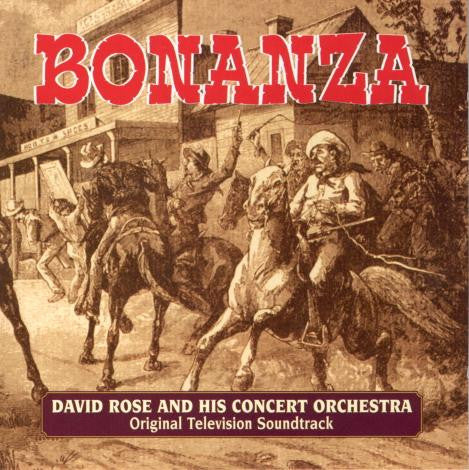 Image of Front Cover of CD - VG+/VG+ - DAVID ROSE AND HIS CONCERT ORCHESTRA, Bonanza (Original Television Soundtrack) (Harkit Records ; HRKCD 8231, UK 2006, Jewel Case), ,  - E