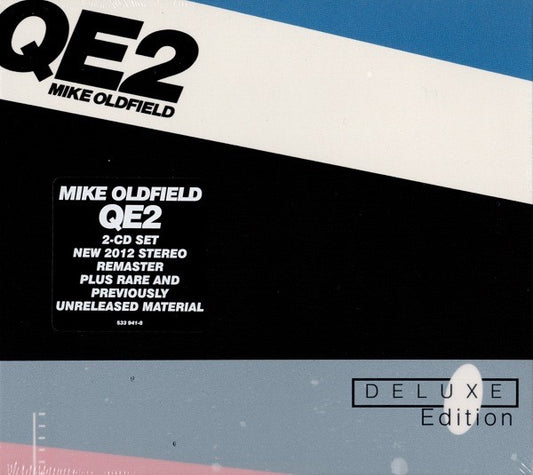 Image of Front Cover of 2xCD - EX/M - MIKE OLDFIELD, QE2 (Mercury; 533 941-8, Europe 2012 Reissue, Double Digipak, Booklet, Deluxe Edition), Still SEALED In Stickered Shrinkwrap. Old Security Tag On Rear Shrinkwrap.,  - 2216231C