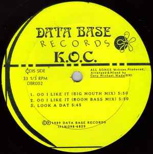 Image of Back Cover of 12" - /VG - K.O.C., At The Bottom (Data Base Records ; DBR002, US 1989), few faint scuffs - minor,  - 2246134S