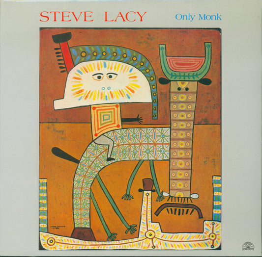 Image of Front Cover of LP - VG+/EX - STEVE LACY, Only Monk (Soul Note; SN 1160, Italy 1987), ,  - 2226057E