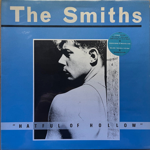 Image of Front Cover of LP - VG/VG+ - THE SMITHS, Hatful Of Hollow (Rough Trade; ROUGH 76, UK 1984, Gatefold, Inner, '1983 John Peel  3.99 sticker'. Corrected dot. Inner lyrics in correct order.), Aston Clinton pressing with 2 pressing rings. ,  - 2226140E