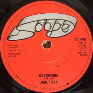 Image of Back Cover of 7" - /VG+ - JANET KAY, Silly Games / Dangerous (Scope; SC 2, UK 1979, Plain Sleeve, Solid Centre), SWOL,  - 3256041S