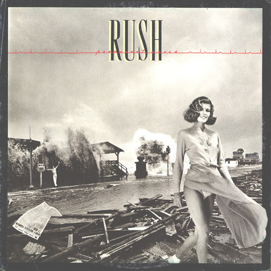 Image of Front Cover of LP - VG/VG - RUSH, Permanent Waves (Mercury; 9100 071, UK 1980, Inner), Hairlines, edge wear,  - 2246204S