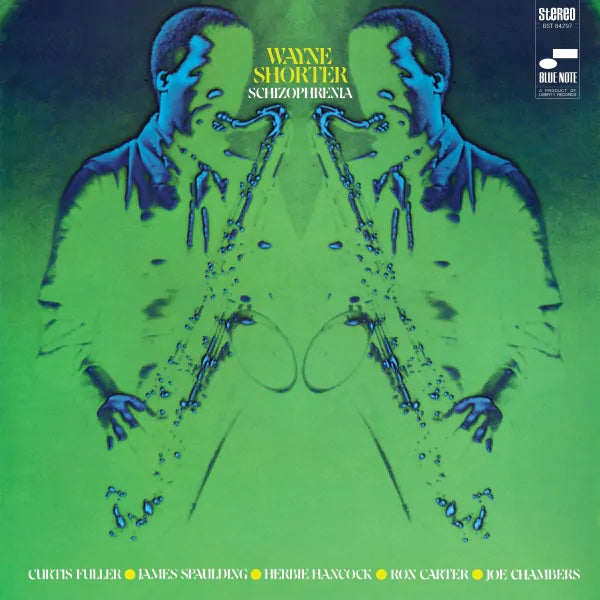 Image of Front Cover of LP - NEW/NEW - WAYNE SHORTER, Schizophrenia (Bluenote; BST84297, Worldwide 2023 Reissue, Gatefold, 180 Gram Vinyl), , Gleefully traducing the boundaries between post-bop and free jazz, Wayne Shorter s eleventh album  Schizophrenia  was released in 1969 having been recorded two years previously. A comparatively hidden gem of the vast Blue Note archive, it includes five Shorter compositions and one written by saxophonist James Spaulding, and features backing from some incredible musici