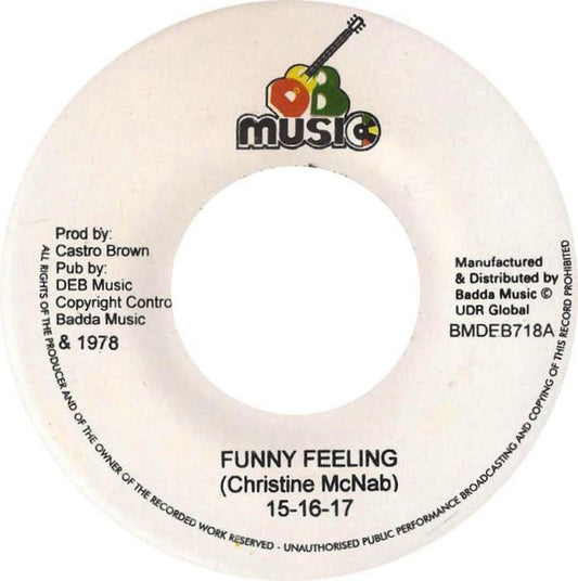 Image of Front Cover of 7" - /VG+ - 15-16-17, Funny Feeling / The Weather (D.E.B. Music; BMDEB718, UK 2000s Reissue), ,  - 2226186E