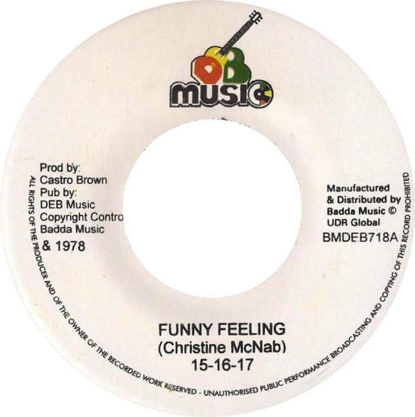 Image of Front Cover of 7" - /VG+ - 15-16-17, Funny Feeling / The Weather (D.E.B. Music; BMDEB718, UK 2000s Reissue), ,  - 2226186E