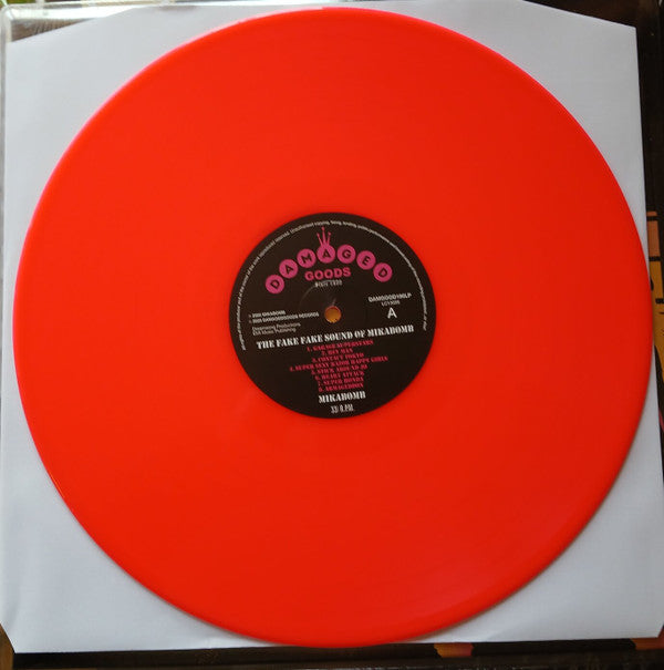 Image of Label Cover of LP - EX/EX - MIKA BOMB, The Fake Fake Sound Of Mikabomb (Damaged Goods ; DAMGOOD196LP, UK 2025, Pink Vinyl), SIGNED On Stickered Shrinkwrap,  - 2226243E