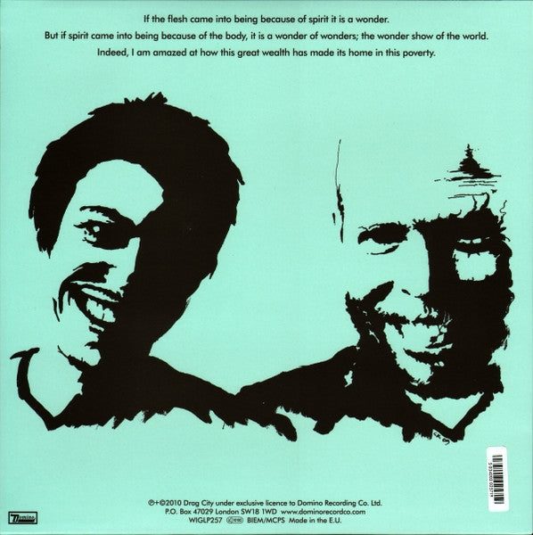 Image of Back Cover of LP - VG+/G+ - BONNIE 'PRINCE' BILLY & THE CAIRO GANG, The Wonder Show Of The World (Domino; WIGLP257, UK 2010, Inner & 2 Lyric Inserts, With 7"), Lots of fine hairlines, still in shrinkwrap.,  - 2216253C