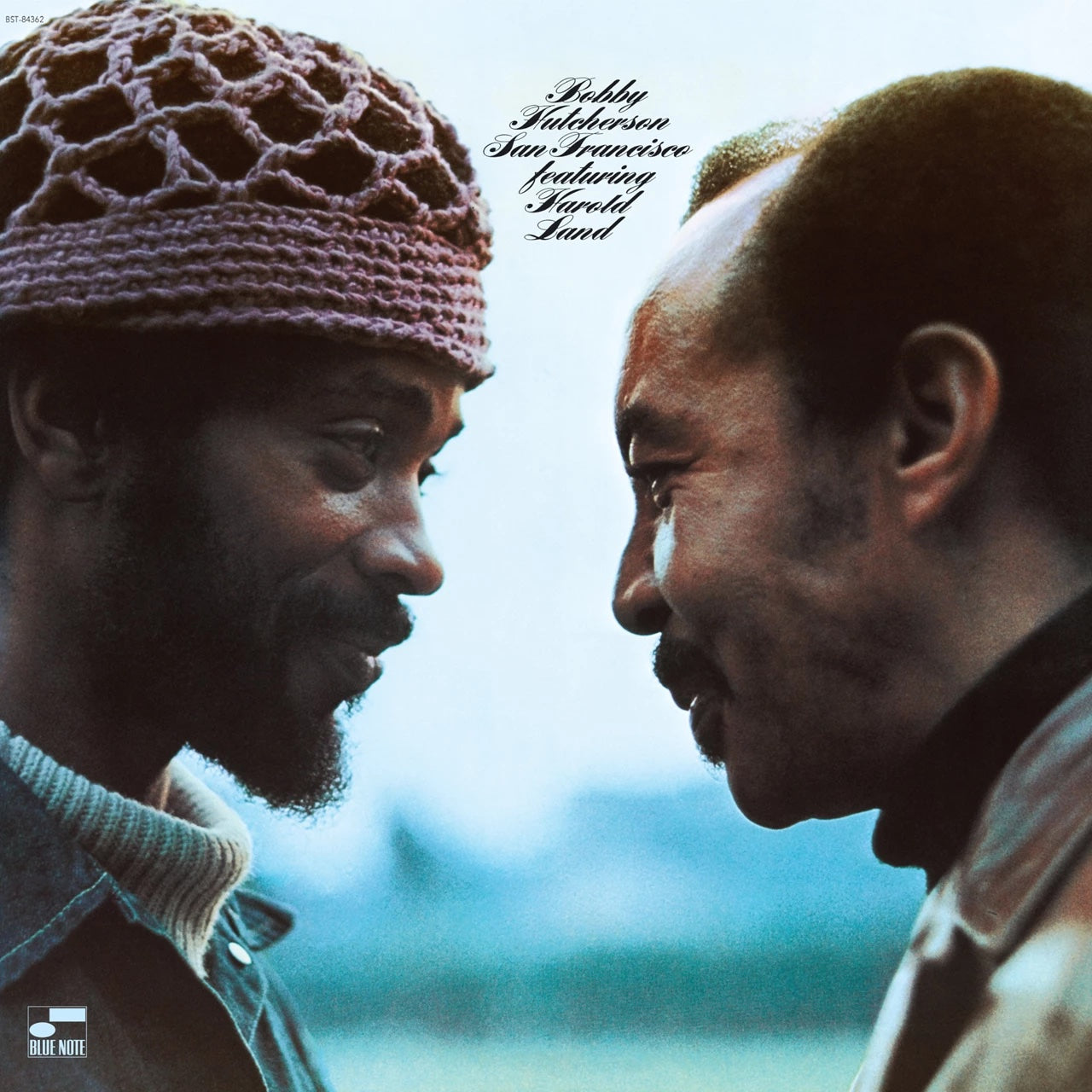 Image of Front Cover of LP - NEW/NEW - BOBBY HUTCHERSON, San Francisco (Blue Note; BST-84362, Worldwide 2023 Reissue), , The musical partnership between vibraphonist Bobby Hutcherson and tenor saxophonist Harold Land fully blossomed on the 1970 album San Francisco, which found the musicians moving into fusion territory with relentlessly grooving tunes like 'Goin' Down South' and 'Ummh' counterbalanced by exploratory pieces like the mesmerizing 'Prints Tie.' This Blue Note Classic Vinyl Edition is stereo, al