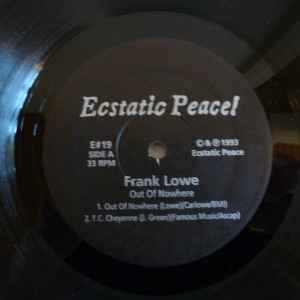 Image of Label Cover of 12" - EX/VG+ - FRANK LOWE, Out Of Nowhere (Ecstatic Peace!; E#19, US 1993), Sleeve in shrinkwrap (opened).,  - 2226145E