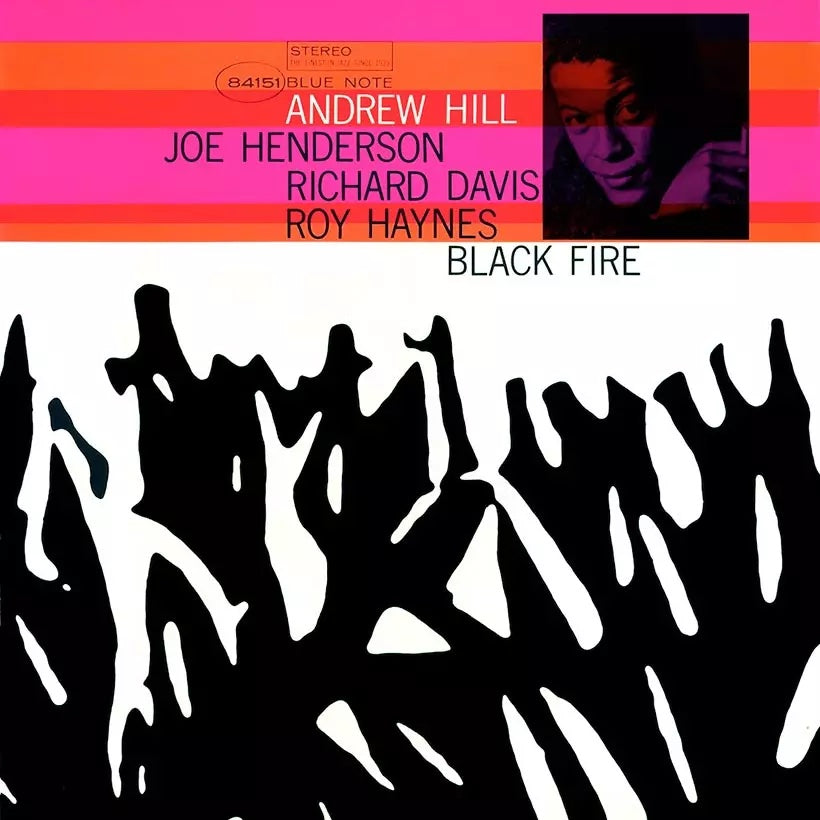 Image of Front Cover of LP - NEW/NEW - ANDREW HILL, Black Fire (Bluenote; ST-84151, Worldwide 2019 Reissue, Gatefold), , Recorded on 8th/9th November 1963 at the Van Gelder Studio, Englewood Cliffs, New JerseyrThe pianist/composeru2019s legendary debut and the beginning of a glittering 16-album Blue Note career r- Featuring an all-star band of Joe Henderson (tenor sax), Richard Davis (bass) and Roy Haynes (drums) rA spectacular selection of original compositions with no covers or standards, a rarity for a B