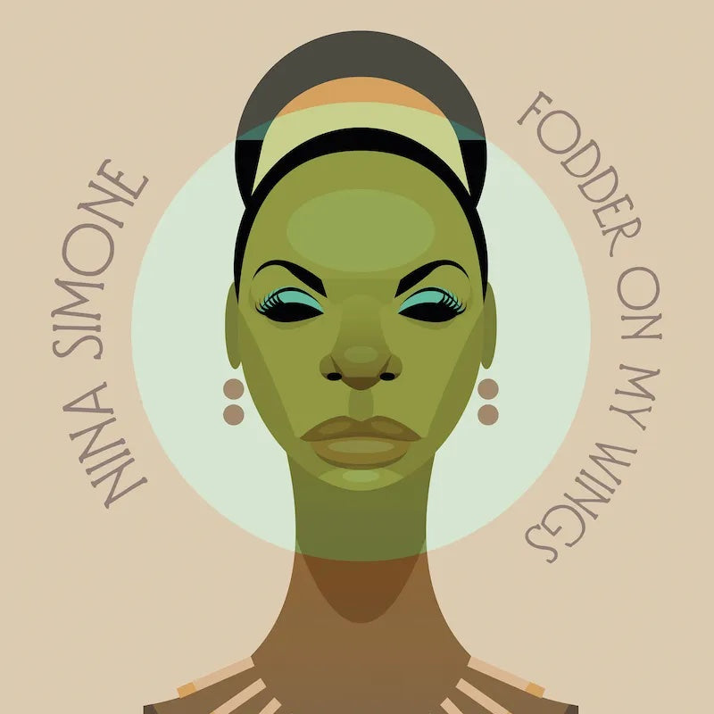 Image of Front Cover of LP - NEW/NEW - NINA SIMONE, Fodder On My Wings (Verve; 00602508265334, Europe 2020 Reissue), , Recorded in 1982, not long after she moved to Paris, Fodder On My Wings was one of Nina Simone's favorite albums. In addition to having written the music and lyrics for all but one of the album's 13 songs, the back cover proudly states that she "arranged, conducted and conceived" all of them. Originally recorded for a small French label and only sporadically available since its initial rele