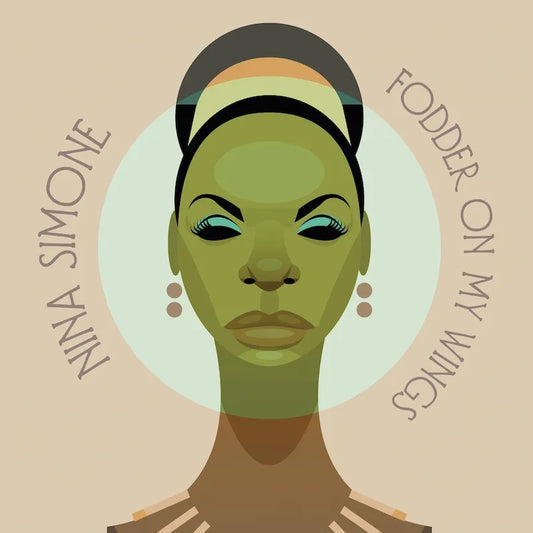 Image of Front Cover of LP - NEW/NEW - NINA SIMONE, Fodder On My Wings (Verve; 00602508265334, Europe 2020 Reissue), , Recorded in 1982, not long after she moved to Paris, Fodder On My Wings was one of Nina Simone's favorite albums. In addition to having written the music and lyrics for all but one of the album's 13 songs, the back cover proudly states that she "arranged, conducted and conceived" all of them. Originally recorded for a small French label and only sporadically available since its initial rele