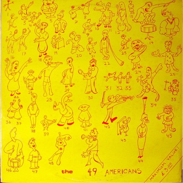 Image of Front Cover of LP - VG/VG+ - THE 49 AMERICANS, E Pluribus Unum (Choo Choo Train Records ; CHUG 1, UK 1980, No Insert), Ring Wear,  - 2226207E