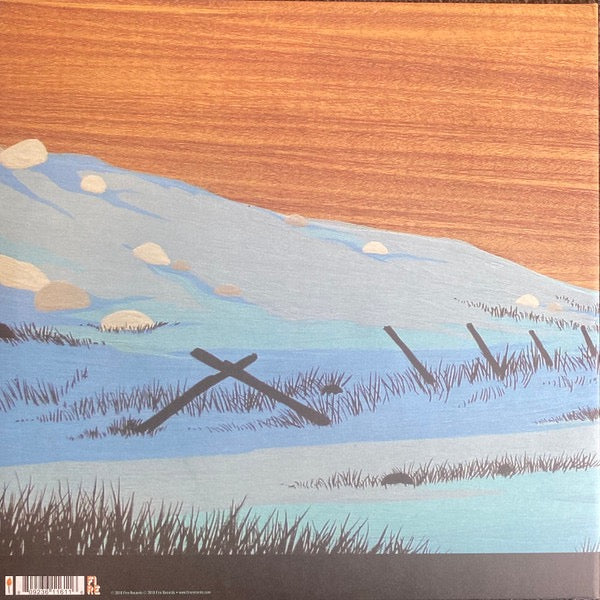 Image of Back Cover of LP - EX/VG - GIANT SAND, Blurry Blue Mountain (Fire Records; FIRE LP161, UK 2010, Inner), Still In Opened Shrinkwrap,  - 2216243C