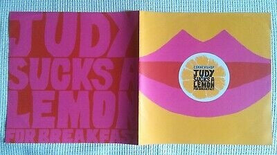 Image of Front Cover of 2xLP - VG+/VG+ - CORNERSHOP, Judy Sucks A Lemon For Breakfast (Ample Play; AMPLALP02, UK 2009, Poster Sleeve With Hype Stickered Poly Outer), ,  - 2216342C