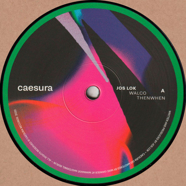Image of Front Cover of 12" - /VG+ - JOS LOK, ThenWhen (Caesura Records; CAESURA001, Ireland 2020, Plain Sleeve), ,  - 2226302E