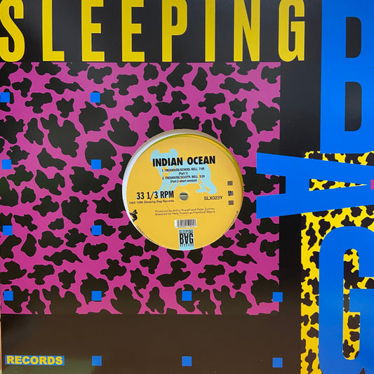 Image of Front Cover of 12" - VG/VG - INDIAN OCEAN, School Bell / Treehouse (Sleeping Bag Records; SLX023Y, Europe 2025 Reissue, Company Sleeve, Yellow Vinyl), , A1 School Bell / TreehouseB1 Treehouse / School Bell (Part 1)B2 Treehouse / School Bell (Part 2 - Short Version) - 2216362C
