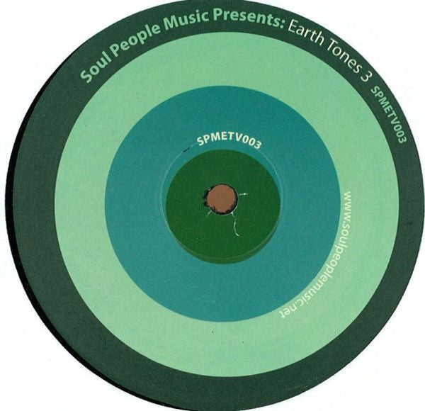 Image of Front Cover of 12" - /VG+ - VARIOUS, Earth Tones 3 (Soul People Music; SPMETV003, US 2012, Plain Sleeve), , A1 Leonid Nevermind   Use The Moon	A2 Naoki Shinohara  	StaticsB1 Joey Anderson   Track 3B2 Fred P.  Hypnothesis - 2226306E