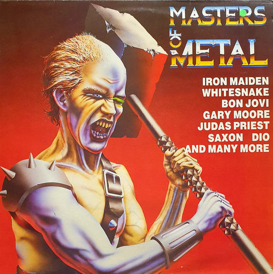 Image of Front Cover of LP - VG/VG - VARIOUS, Masters Of Metal (Powersaw Records; NE 1295, UK 1986), ,  - 2226288E