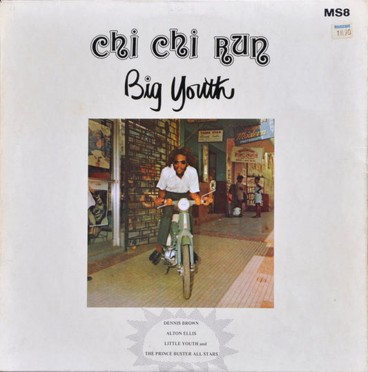 Image of Front Cover of LP - G+/G+ - BIG YOUTH, Chi Chi Run (FAB; MS. 8, UK 1972, Laminated Front Sleeve), Covered in light marks and scuffs, plays through ok. Staining on back sleeve, still looks nice.,  - 2216411C