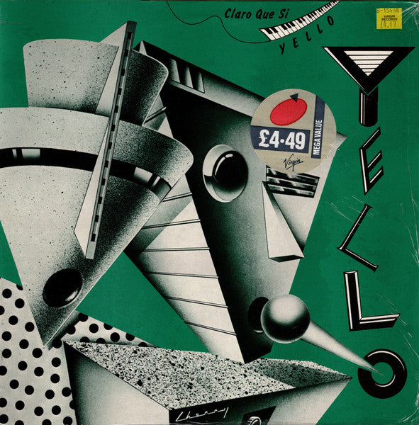 Image of Front Cover of LP - VG/VG+ - YELLO, Claro Que Si (Mercury; PRICE 114, UK & Europe 1988 Reissue, Company Inner), ,  - 2226289E