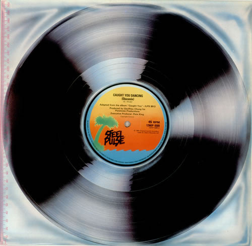 Image of Front Cover of 12" - VG+/VG+ - STEEL PULSE, Caught You Dancing (Discomix) / Heart Of Stone (Chant Them) (Island Records; 12WIP 6589, UK 1980, Company Sleeve), ,  - 2216415C