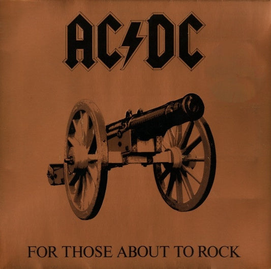 Image of Front Cover of LP - VG/VG+ - AC/DC, For Those About to Rock (Atlantic; ATL50851, Germany 1981, Embossed Gatefold Sleeve, (SD 19111) On Rear Sleeve), Sticker Damage To Sleeve,  - 2226340E