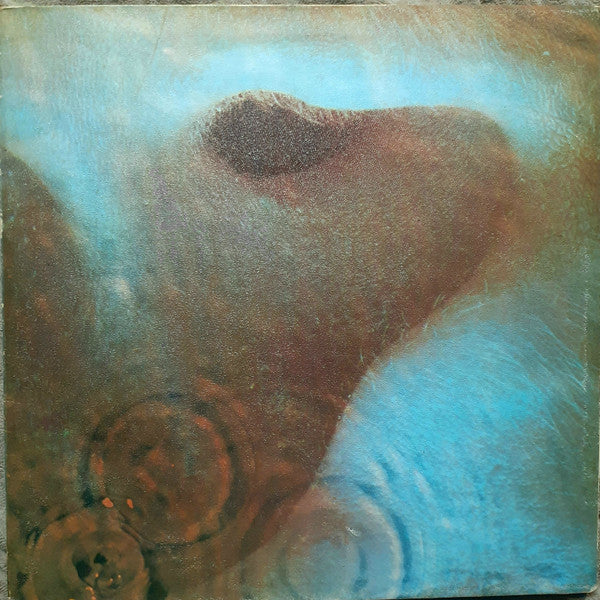 Image of Front Cover of LP - G+/F - PINK FLOYD, Meddle (Harvest Green & Yellow Labels With EMI Box ; SHVL 795, UK 1971, Fully Textured Gatefold, A3/B-1U Runouts), Disc covered in hairlines and light marks, Sleeve has small split on bottom edge,  - 2216385C