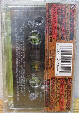 Image of Back Cover of Cassette - VG/VG+ - THE FLAMING LIPS, Transmissions From The Satellite Heart (Warner Bros. Records; 9362-45334-4, Europe 1993, Dolby HX Pro, B NR), ,  - 2216451C
