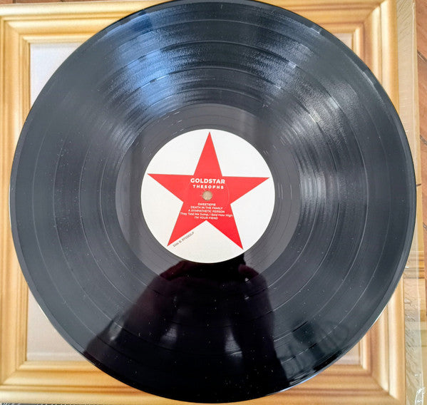 Image of Label Cover of LP - VG/EX - THE SOPHS, Goldstar (Rough Trade; RT0562LP, UK 2026, Inner, Black Vinyl), Still in hype stickered shrinkwrap, corner crease.,  - 2216454C