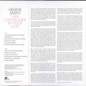 Image of Back Cover of LP - EX/EX - HELENE SMITH, I Am Controlled By Your Love (Numero Group; 604, US 2023, Silver/Greay coloured vinyl), Sleeve in shrinkwrap (opened).,  - 2246158S