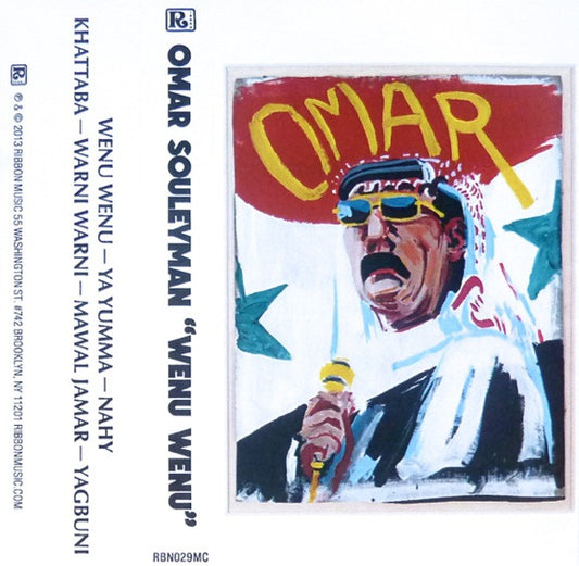 Image of Front Cover of Cassette - VG+/VG+ - OMAR SOULEYMAN, Wenu Wenu (Ribbon Music; RBN029MC, US 2013), ,  - 2256131S