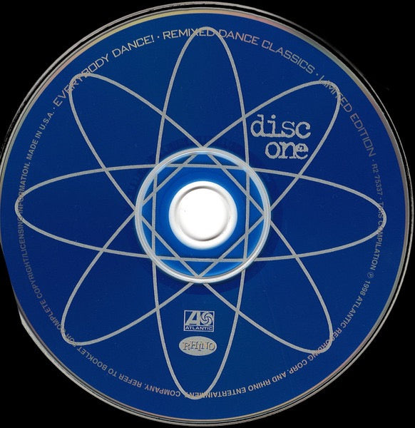 Image of Label Cover of 3xCD - VG/VG+ - VARIOUS, Everybody Dance! Remixed Dance Classics (Rhino Entertainment Company; R2 75337, US 1998, Box Set, Inner & Insert), Shelf Wear,  - 2216467C