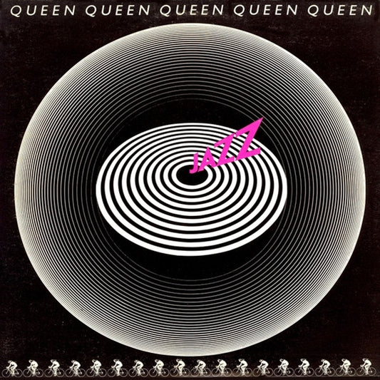 Image of Front Cover of LP - VG/VG - QUEEN, Jazz (Elektra; 6E-166, Canada 1978, Gatefold, Poster), Hairlines. Edge wear, indents, foxing. Small tears and creases to poster.,  - 2246339S