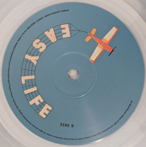 Image of Label Cover of LP - VG+/VG+ - EASY LIFE, Maybe In Another Life... (Island Records; 4568663, Europe 2022, Plastic printed sleeve, Transparent Vinyl, Limited Edition), Numbered 258/500,  - 2226383E