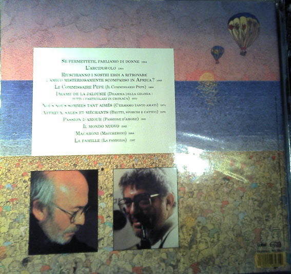 Image of Back Cover of 2xLP - VG+/VG+ - ARMANDO TROVAJOLI, Les Bandes Originales Des Films D'Ettore Scola (General Music; 244893-1, France 1989, Gatefold), ,  - 2226348E