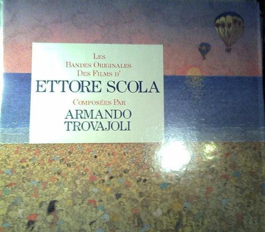 Image of Front Cover of 2xLP - VG+/VG+ - ARMANDO TROVAJOLI, Les Bandes Originales Des Films D'Ettore Scola (General Music; 244893-1, France 1989, Gatefold), ,  - 2226348E