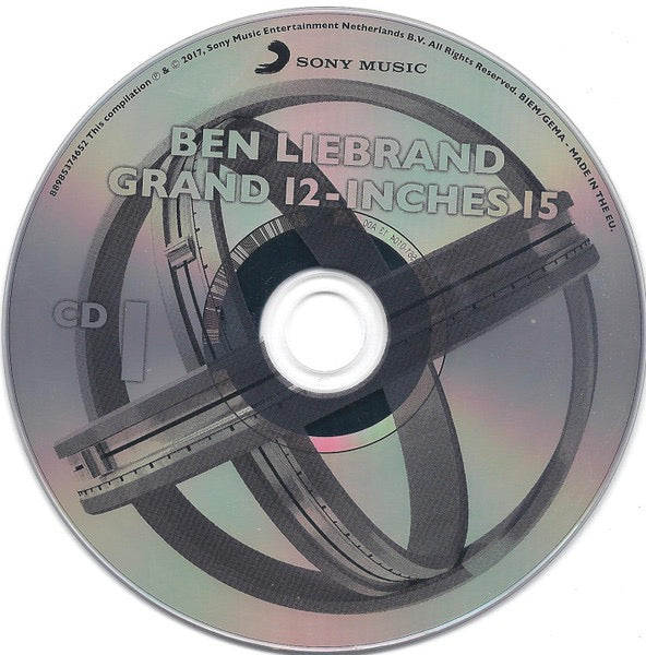 Image of Label Cover of 4xCD - M/M - BEN LIEBRAND, Grand 12-Inches 15 (Sony Music; 88985374652, Netherlands 2017, Fatbox Double Case), SEALED,  - 2616457C
