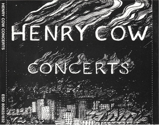 Image of Front Cover of 2xCD - VG+/VG+ - HENRY COW, Concerts (East Side Digital; ESD 80822/832, US 1995, Double CD Case, Booklet), ,  - 2236180E