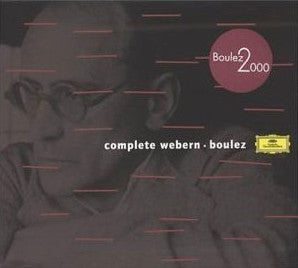 Image of Front Cover of 6xCD - VG+/VG - WEBERN - BOULEZ, Complete Webern (Deutsche Grammophon; 457 637-2, Europe 2000, Box Set, Booklet), Disc 2 has light marks but plays fine,  - 2236252E