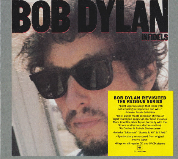 Image of Front Cover of CD - VG+/VG+ - BOB DYLAN, Infidels (Columbia; 512344 6, Europe 2003 Reissue), ,  - 2256233S