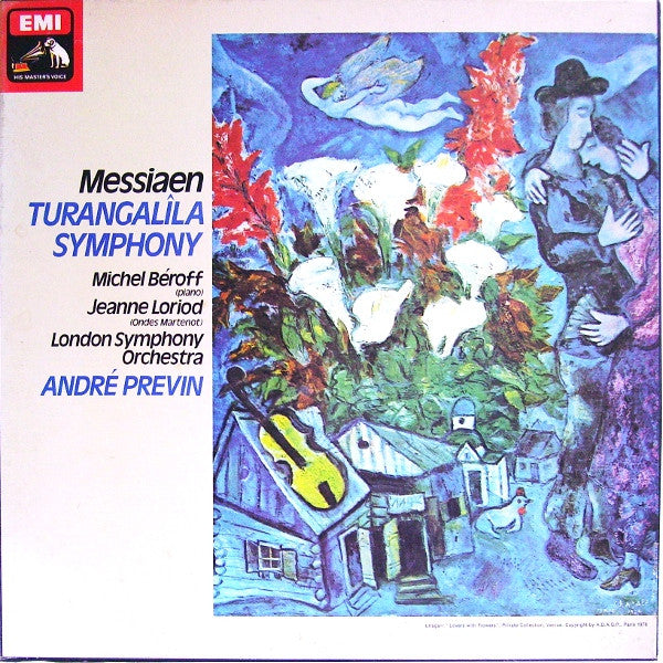 Image of Front Cover of 2xLP - VG+/VG+ - ANDRE PREVIN, LSO, Messiaen: Turangalila Symphony (HMV Red, Black and White Nipper Box; SLS 5117, UK 1978, Box Set, Booklet, Quadrophonic), ,  - 2226402E
