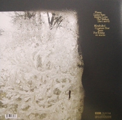 Image of Back Cover of LP - VG/G+ - BON IVER, For Emma, Forever Ago (4AD; CAD 2809, UK 2014 Reissue, Insert), Lots of hairlines across both sides of disc. ,  - 2216564C
