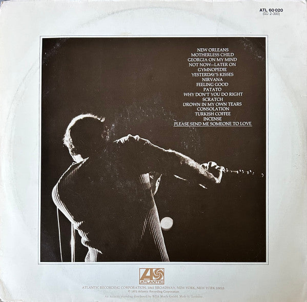 Image of Back Cover of 2xLP - VG+/VG+ - HERBIE MANN, The Evolution Of Mann (Atlantic Orange & Green; ATL 60 020, Germany 1973, Gatefold, Missing the insert), ,  - 2226412E