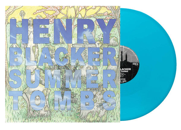 Image of Label Cover of LP - VG+/VG+ - HENRY  BLACKER, Summer Tombs (Riot Season; REPOSELP045, UK 2015, Stickered Outer Plastic Sleeve, Blue Vinyl, Ltd to 300), ,  - 2346006S