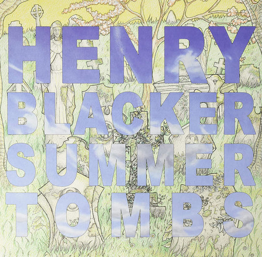 Image of Front Cover of LP - VG+/VG+ - HENRY  BLACKER, Summer Tombs (Riot Season; REPOSELP045, UK 2015, Stickered Outer Plastic Sleeve, Blue Vinyl, Ltd to 300), ,  - 2346006S