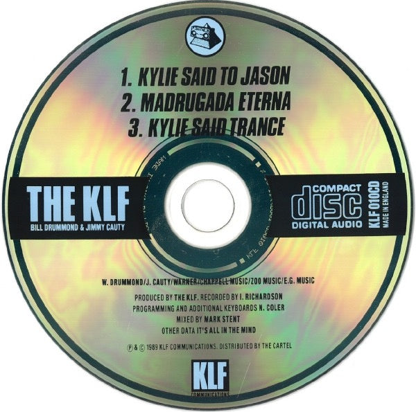 Image of Label Cover of 0235119E: CDs - KLF, Kylie Said to Jason (KLF; KLF010CD, UK 1989) Some mark, plays fine.  VG+/VG